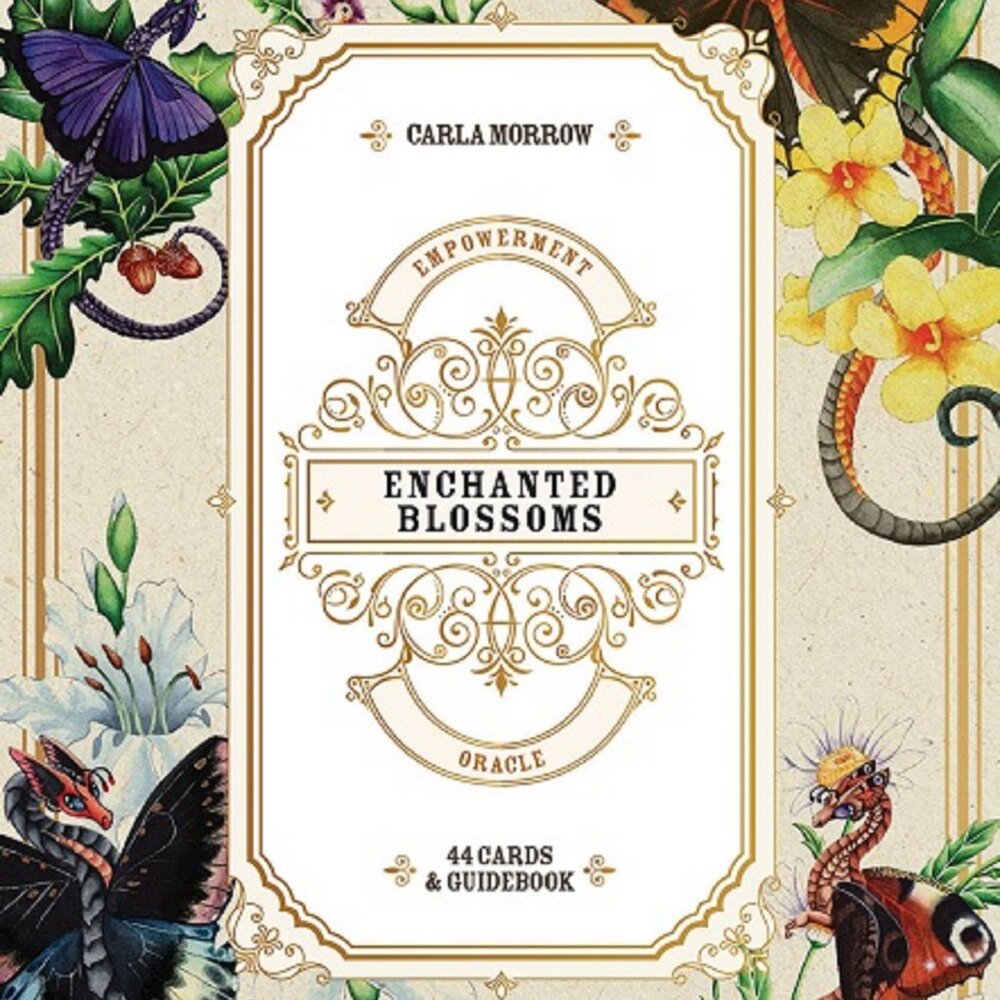 Enchanted Blossoms Empowerment Oracle, Botanical, deck and guidebook